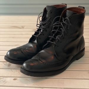 Allen Edmonds Dalton Wingtip Dress Boots size 10.5